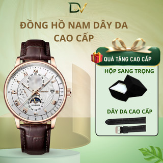 Đồng Hồ Nam Dây Da Cao Cấp,Thiết Kế Sang Trọng,Phong Cách Doanh Nhân,Quà Tặng Đẳng Cấp
