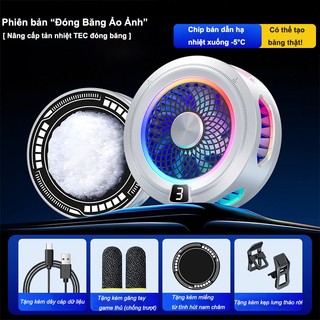Quạt tản nhiệt điện thoại sò lạnh từ tính SR05 dùng cho điện thoại Iphone Samsung quạt siêu nhẹ đóng băng full mặt