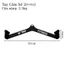 Tay Cầm Kéo Xô Tập Gym FED Chất Liệu Thép Bọc Cao Su, Phụ Kiện Tập Gym Hỗ Trợ Tập Đúng Tư Thế