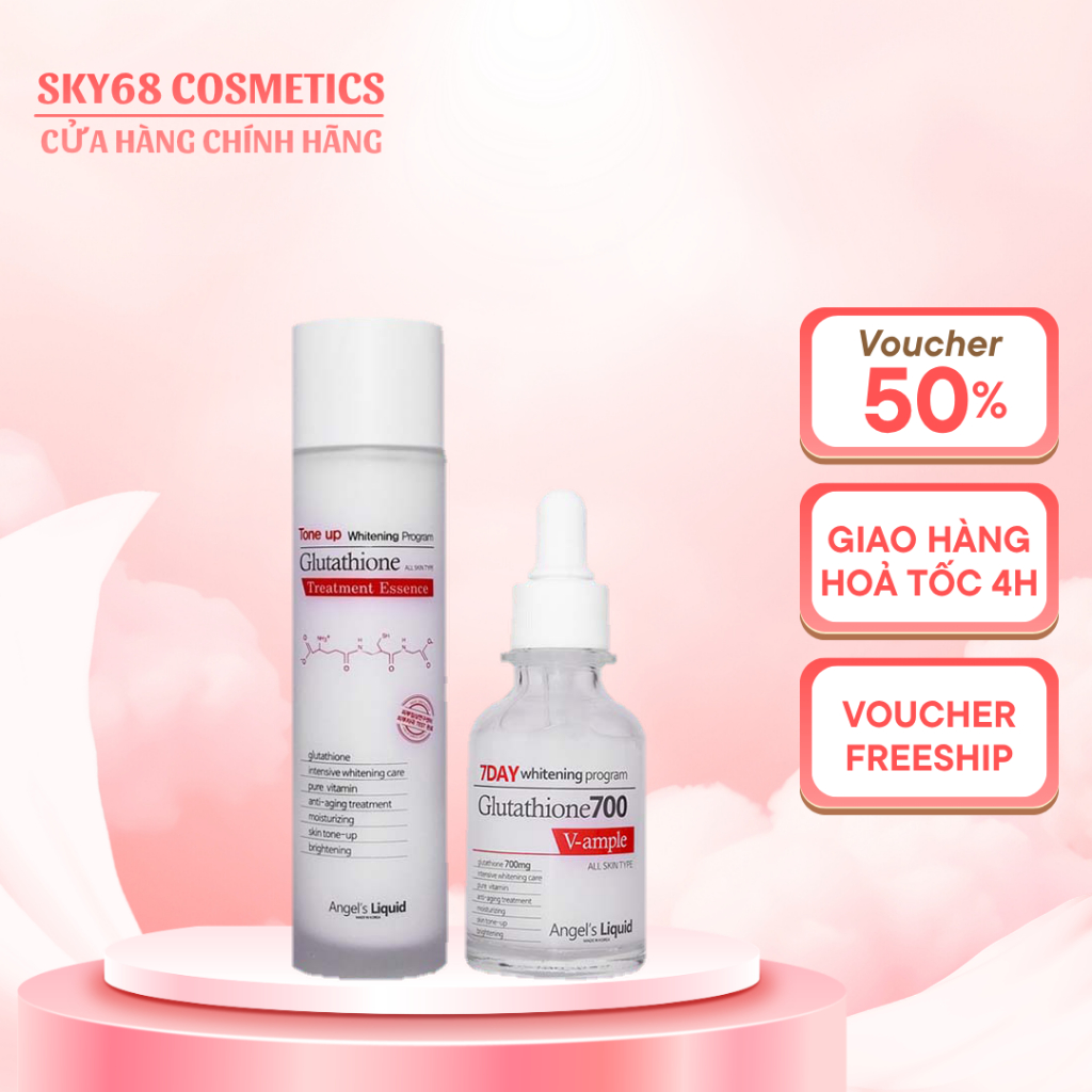 whitening program glutathione Angel’s Liquid 7 Day 700 V-Cream 30ml K-Beauty Purity Glutathione Angel’s Liquid 7 Day Whitening