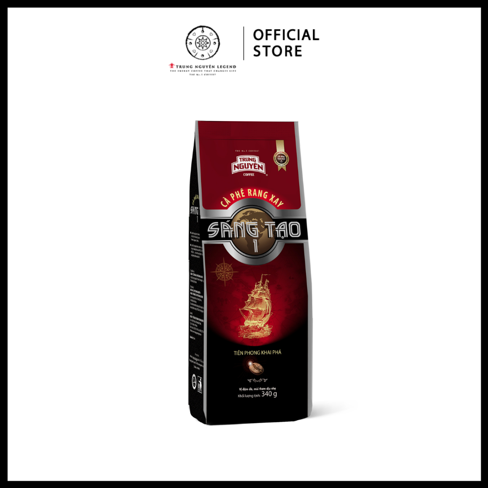 Trung Nguyên Legend – Cà phê rang xay Sáng tạo 1 –  Bịch 340gr