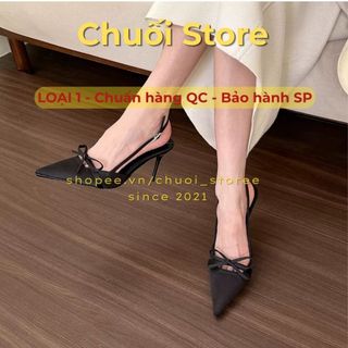 Giày cao gót nữ cao gót da PU tổng hợp dệt vải đế cao su nữ tính dịu dàng thanh lịch nhẹ nhàng