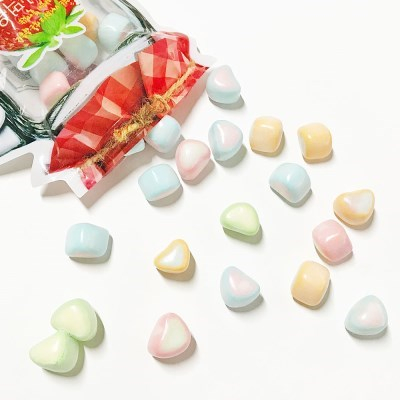 Kẹo Marshmallow Thả Đá Giòn Nhân Mứt Trái Cây Hàn Quốc 70G - Vị Ngọt Chua, Túi Zipper Tiện Lợi [DA15]