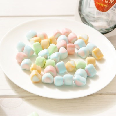 Kẹo Marshmallow Thả Đá Giòn Nhân Mứt Trái Cây Hàn Quốc 70G - Vị Ngọt Chua, Túi Zipper Tiện Lợi [DA15]