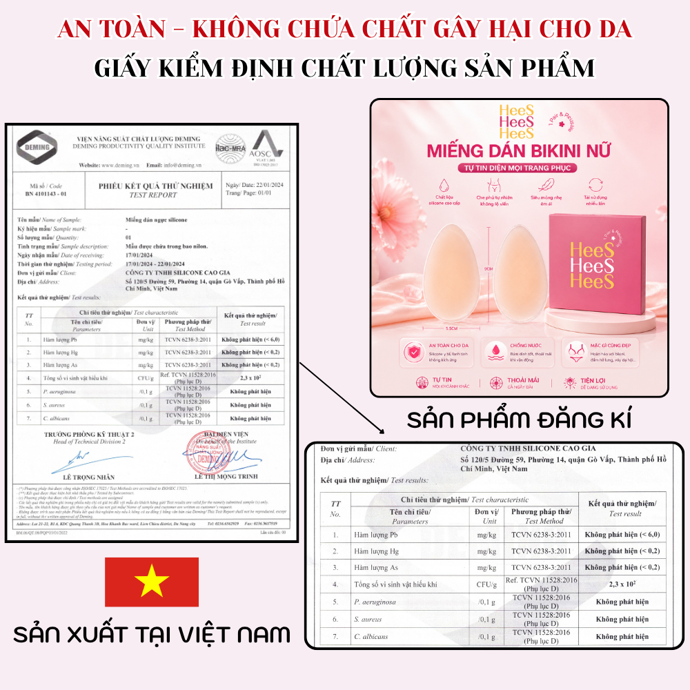 Đệm Silicone Vùng Bikini Che Rãnh Vùng Kín Chống Lộ Sử Dụng Được Nhiều Lần Cao Cấp Eva Nipples - H111