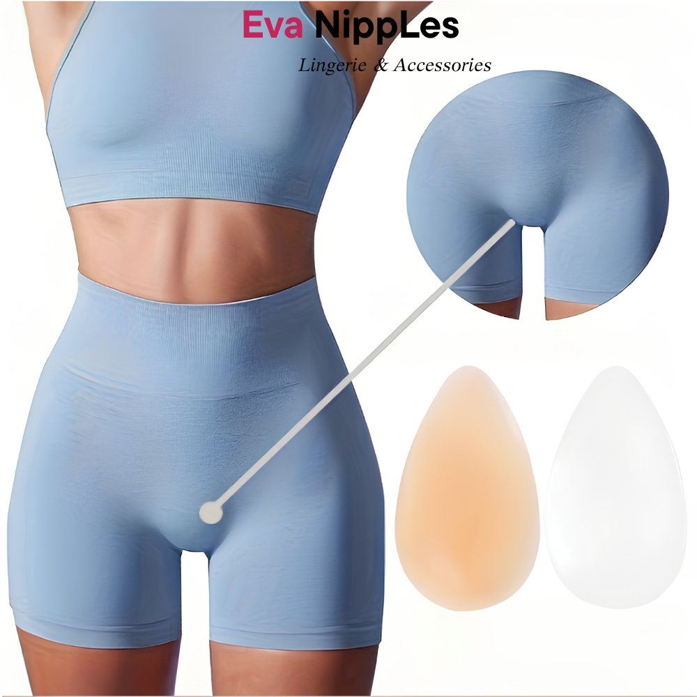 Đệm Silicone Vùng Bikini Che Rãnh Vùng Kín Chống Lộ Sử Dụng Được Nhiều Lần Cao Cấp Eva Nipples - H111