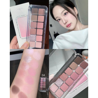 Bảng phấn mắt Clio 12 Ô Pro Eye Palette Air chất phấn mịn độ bám tốt phù hợp với nhiều phong cách trang điểm