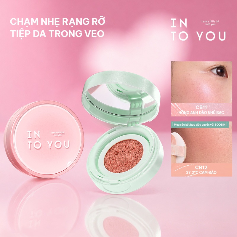 [New] Bộ Sưu Tập Cơn Sốt Mùa Hè - Má Hồng Cushion INTO YOU Lì Mịn Nhẹ Thoáng Khí