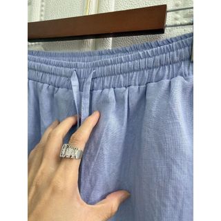 (Sẵn HCM) JUNE LINEN-QD16. Quần dài Linen 100% lưng thun. Dài 100cm, ống 30cm.