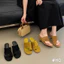 🤩🤩🤩 Guốc đế xuồng xỏ ngón da lộn