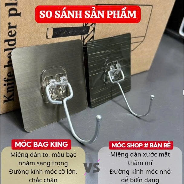 Combo 10 Móc Dán Tường Chịu Lực Siêu Dính Treo Đồ, Vật Dụng Đa Năng Tiện Ích Inox