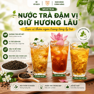 [M4] Túi Trà Lá Mixtea Nhiều Vị | Trà Olong Hương Lài Hoa, Trà Olong Hương Sen, Hồng Trà Mật | Túi 1KG