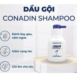 Dầu gội đầu Conadin Shampoo - Sạch Gàu, Giảm Nấm Tóc, Ngứa Da Đầu, Rụng Tóc 285ML