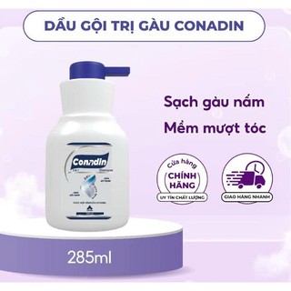 Dầu gội đầu Conadin Shampoo - Sạch Gàu, Giảm Nấm Tóc, Ngứa Da Đầu, Rụng Tóc 285ML