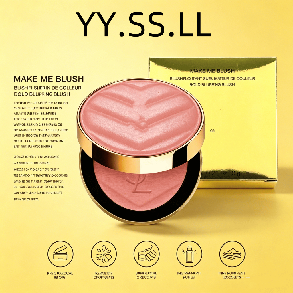 Má Hồng YY.SS.LL 6g/Le Cushion Encre de Peau Blush Mịn Nhẹ Tự Nhiên
