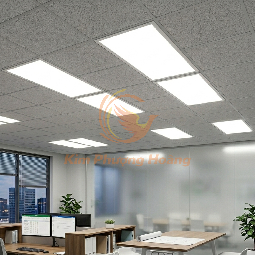 Đèn Led Panel 1200x300 Độ Bền 50000H Tiết Kiệm Điện Đèn Thả Trần Ánh Sáng Trắng Bảo Hành 2 Năm