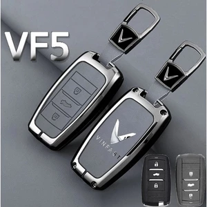 Vỏ Bọc Bảo Vệ Chìa Khóa Ô Tô Vinfast VF5 Chất Liệu Hợp Kim Mặt Bọc Khóa Cao Cấp Bảo Vệ Chìa Khóa Bảo Vệ Ốp Khoá -