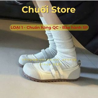Giày bệt nữ da PU tổng hợp dệt vải đế cao su mẫu mới thời trang ôm chân dễ mang dễ phối đồ