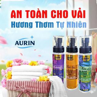 [MUA 2 TẶNG 1] Xịt Thơm Vải AURIN Chai 200g Hương Thiên Nhiên Giúp Làm Thơm,Khử Mùi Ẩm Mốc Hiệu Quả