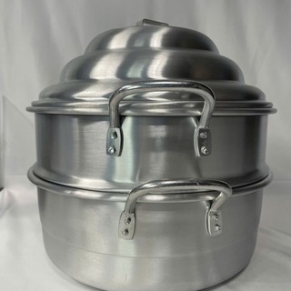 Chõ hấp 1 tầng, nồi hấp bánh bao, dimsum, há cáo... từ 1kg đến 12kg - chất liệu nhôm Trường Thành đủ size - HHome