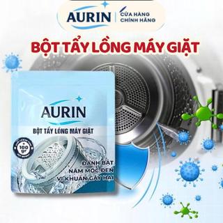 COMBO 2 GÓI Bột Tẩy Lồng Máy Giặt AURIN Làm Sạch Lồng Giặt Hiệu Quả Kháng Khuẩn Khử Mùi 100g/gói