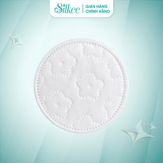 [COMBO 4] Bông tẩy trang Silkee Sakura Round 150 Miếng Tròn - Cotton Mềm Mịn, Không Xơ Bông