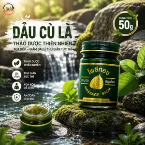 Dầu Thảo Dược Thailand 50g - Tiện Lợi Dễ Mang Theo Mọi - Món Quà Sức Khỏe