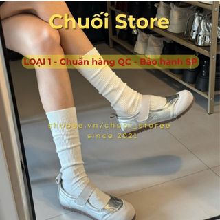 Giày bệt nữ da PU tổng hợp dệt vải đế cao su êm ái mang êm chân thoải mái dịu dàng