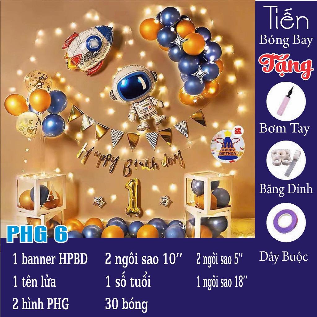Set Bóng Bay Sinh Nhật Chủ Đề Phi Hành Gia Cho Bé Trai - Bóng Bay Sinh Nhật | Tiến Bóng Bay