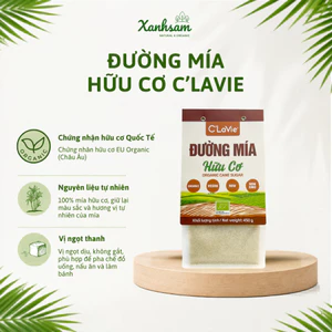 Đường Mía Hữu Cơ C'LaVie 350g/ 450g - Xanhsam Natural & Organic