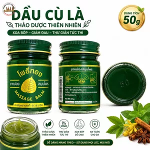 Dầu Cù Là Lá Bồ Đề 50g Thái Lan – Balm Thảo Mộc Dạng Hũ Tiện Lợi