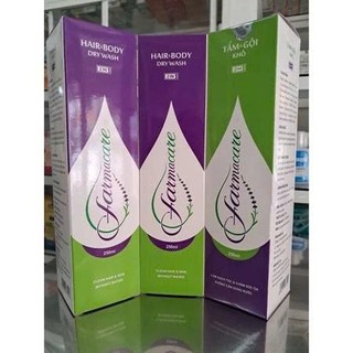 (Combo 3 chai) Farmacare - Dung dịch tắm & gội khô 250ml