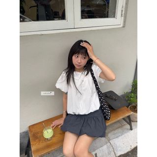 𝐇𝐞𝐚𝐫𝐭𝐛𝐞𝐚𝐭 𝐓𝐨𝐩 - Áo sơ mi, áo babydoll nữ dáng bí tay phồng nhien.official NAS00010