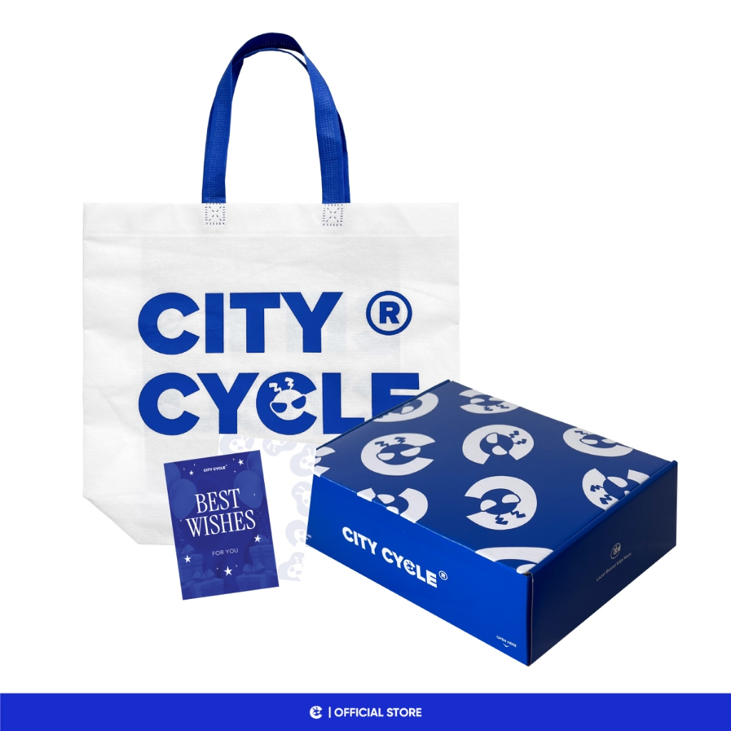 Bộ quà tặng Túi giấy, Thiệp, Hộp đựng quần áo Local Brand City Cycle Box carton