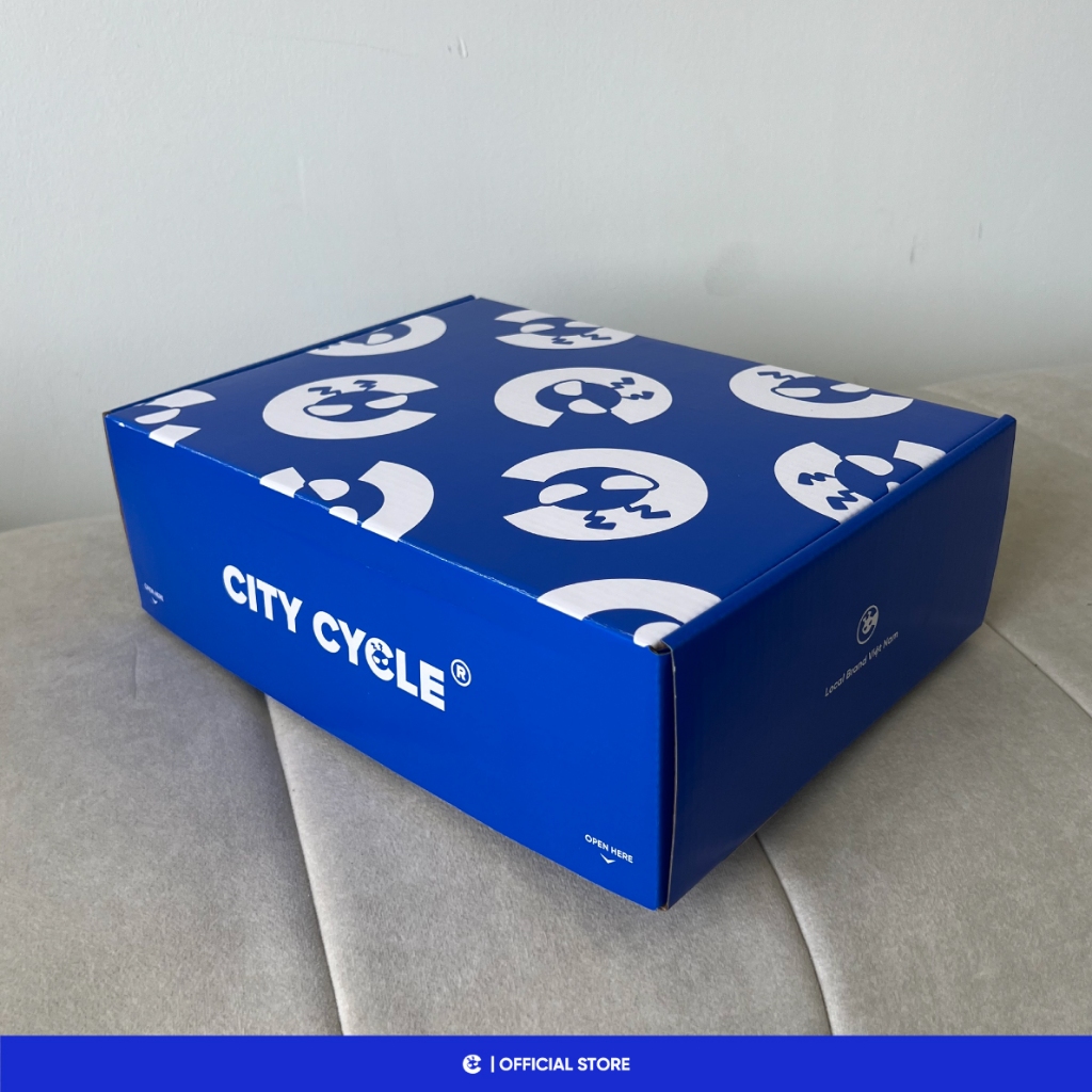 Bộ quà tặng Túi giấy, Thiệp, Hộp đựng quần áo Local Brand City Cycle Box carton