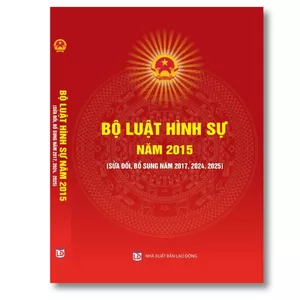 Sách - Bộ Luật Hình Sự Năm 2025 (Sửa Đổi, Bổ Sung Năm 2017, 2024, 2025)
