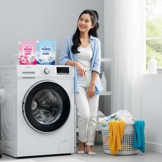 [MUA 1 TẶNG 1] Nước Giặt Xả Đặc Cao Cấp AURIN 2Kg - Hương Nước Hoa Thơm Lâu Dịu Nhẹ An Toàn Cho Da Làm Sạch Tốt Bền Màu