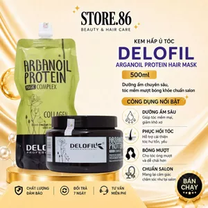 Kem Hấp Ủ Tóc DELOFIL 500ml | Dưỡng Ẩm Chuyên Sâu, Tóc Mềm Mượt Bóng Khỏe Chuẩn Salon