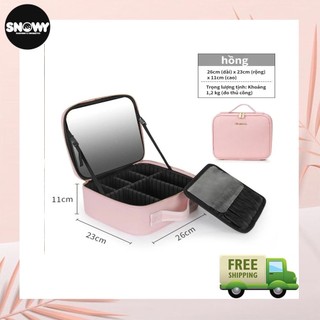Cốp Đựng Mỹ Phẩm, Cốp Đựng Đồ Trang Điểm, Makeup có Gương Đèn Led