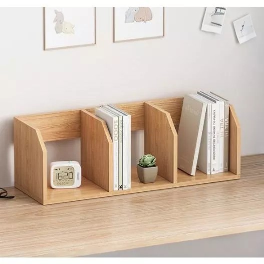 [Furni Home] Kệ sách để bàn nhỏ gọn siêu tiện dụng, xinh xắn bằng gỗ MDF