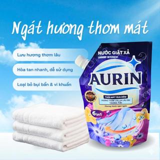 [Mua 3 Tặng 3 Tổng 6Kg] NƯỚC GIẶT XẢ CAO CẤP AURIN GẤP ĐÔI HƯƠNG THƠM [BẢN CẢI TIẾN] Hương Nước Hoa Thơm Lâu Dịu Nhẹ