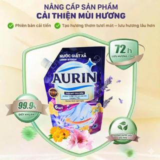 [Bản Cải Tiến - Mua 1 Tặng 5] 6Kg NƯỚC GIẶT XẢ AURIN X2 Hương thơm Nước Hoa Thơm Lâu Dịu Nhẹ An Toàn Làm Sạch Bền Màu