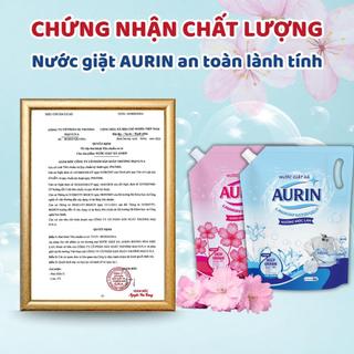 [MUA 1 TẶNG 1] Nước Giặt Xả Đặc Cao Cấp AURIN 2Kg - Hương Nước Hoa Thơm Lâu Dịu Nhẹ An Toàn Cho Da Làm Sạch Tốt Bền Màu