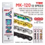 Sên Xích YBN SIÊU NHẸ 12 Tốc MK120 126L CỐT RỖNG - MẮC RỖNG
