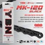 Sên Xích YBN SIÊU NHẸ 12 Tốc MK120 126L CỐT RỖNG - MẮC RỖNG