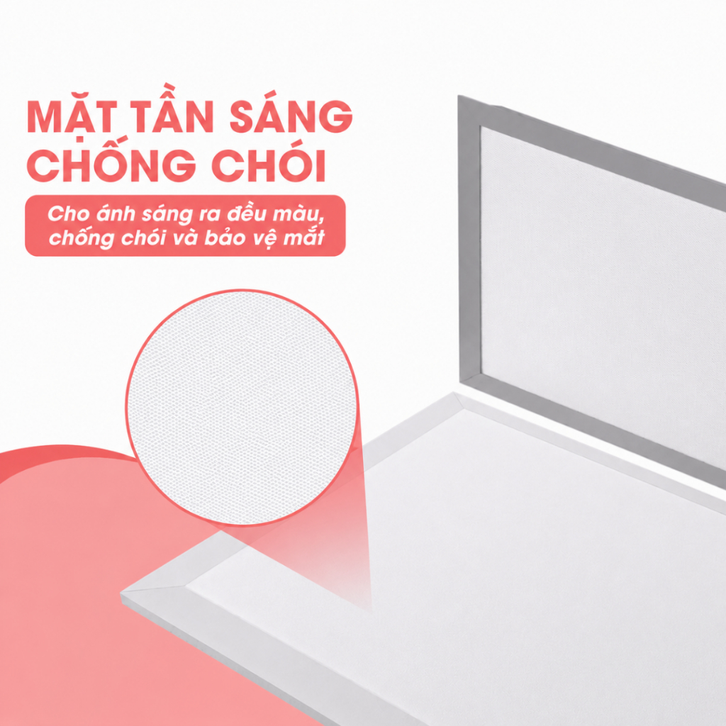 Đèn led panel 60*1m2 Công suất 120W-180W | Đèn panel âm trần | Đèn thả trần thạch cao, BH 2 năm