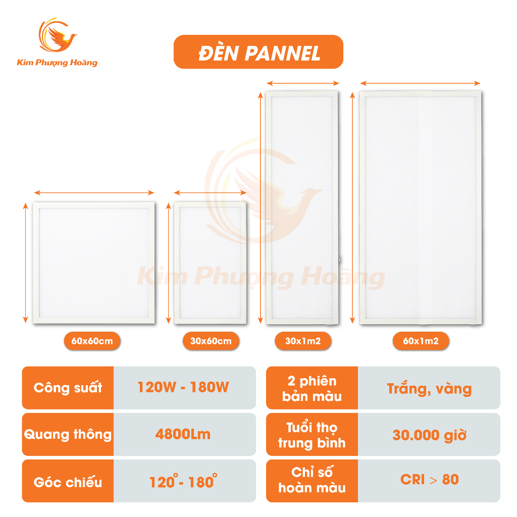 Đèn led panel 60*1m2 Công suất 120W-180W | Đèn panel âm trần | Đèn thả trần thạch cao, BH 2 năm