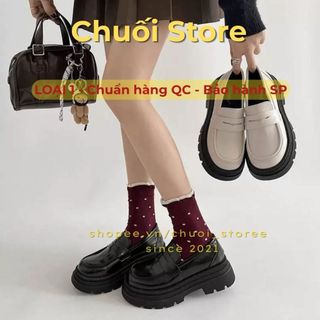 Giày oxford nữ da PU tổng hợp dệt vải đế cao su nhẹ nhàng êm chân tinh tế cổ điển