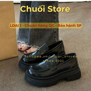 Giày oxford nữ da PU tổng hợp dệt vải đế cao su nhẹ nhàng êm chân tinh tế cổ điển