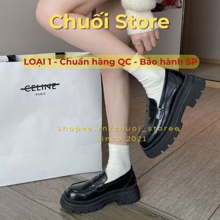 Giày oxford nữ da PU tổng hợp dệt vải đế cao su nhẹ nhàng êm chân tinh tế cổ điển